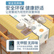 Baifei pvc rectangular table mat tablecloth no-wash oil-proof waterproof anti-scalding light luxury dining table living room coffee table tablecloth big orange Italian 120*180cm