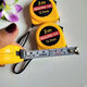 Tape measure 2 meters construction site meter ruler household soft steel ruler mini portable tape measure stainless steel multi-thickened imported manufacturer clearance 2m tape measure loss sale trial model 1m random color