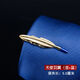 Pearl Diary Herren Gold Silber Krawatte Clip Business Formale Mode einfache koreanische Version Metallmänner und Frauen silber Schwert Pin