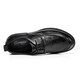 Strongman Fashionable Business Casual Shoes Commuting Lace-up Leather Shoes Lightweight Breathable Cowhide Men's Shoes JDA73213 Black 42