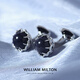 WILLIAM MILTON漫天星河袖扣男士简约轻奢定制袖口扣生日礼物 星河琉璃  星河琉璃