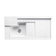 XMSJ Machine à laver personnalisée Basin intégré Corner Couper Couper Balcon Balcony Companion Quartz Basin en pierre avec bassin de planche à laver Basin à 19 plate