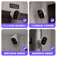 
Shenmou's doorstep corridor camera, plug-in monitor, wireless wifi household indoor battery charging, outdoor solar high-definition night vision mobile phone remote magnetic suction without punching [flagship model] BC22 plus-white + 64G memory