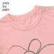 Jnby von Jnby [Jiangnan Buddies Baby] Herbst Langarm T-Shirt süßes Blumenmuster weiche Jungen und Mädchen Baby YN9110790 684 warmes Rosa 100 cm