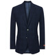 Ankündigung Vogel Sportanzug Herrengeschäftsanzug Plaid Single Schlitzwolle Jacke ebu227001u blau 48a