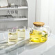 YIHUTEA teapot glass teapot filtered high borosilicate thickened high temperature resistant household hospitality kettle single pot green tea teapot can be used as a cold kettle or boiling teapot 1000ml