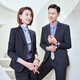 Lido Yichen Professional suit Spring and Autumn Men's Outer Suit Workwear 698 Dark Gray Men's Suit S