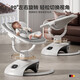 ULOP (ULOP) Baby Schaukelstuhl 3d Elektro -Schaukelstuhl Baby Schlafartefakt Neugeborene Cradle Vollmond Geschenkbox Baby Praktische Produkte 6 Arten von Rocking Sleeping Mode Smart Rocking Stuhl