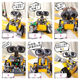 
Yuxing Model King Boy Assembling Building Blocks Programming Robot Wali Electric Remote Control Track Racing Model Children's Toy Gift Programming Wall Robot Building Blocks-687 Particles Compatible with Lego Programming Robot Building Blocks