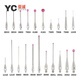 CLCey Tres coordenadas Stylus Stylus stylus 0.5/1.0/cabeza Ruby Stylus M2M3 No. 8 3882 Ruby 2.0*L20*M2