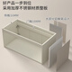Haisongda thickened stainless steel bathroom cabinet combination ceramic integrated widened basin small household wash basin bathroom wash basin cabinet milk color 12053cm main cabinet + beauty smart mirror cabinet free upgrade pull tap
