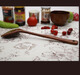 ERISI NEU 304 Edelstahl Spatel verdickte Pfarranbraten-Schaufelhausküche Anti-Scenen-Rührlöffel Colander Küchenutensilien Kemu (3519 cm Baumfarbe) Biegung 215