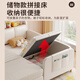 Guangsong Woodworking Spot Package Installation Children's Spliced Bed Cream Storage Bed Solid Wood Widened Bedside Bed Spliced Bed Customized Baby Crib Three-Side Guardrail 200*100+Infant Grade Mattress Without Storage