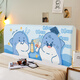CLCEY2025 Neues Cartoon-Bett-Abdeckung Kinderzimmer Renovierungsbettbedeckung Holzbrett Weiche Beutel Bett Rückenlehne universell abnehmbares Waschl CTZ3527 Höhe 50-65*Länge 120 cm