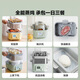 
Beiding (Buydeem) electric steamer, large-capacity household steamer, stewing and cooking, multi-purpose pot, smart visual electric stewing pot, double-layer timed insulation multi-function pot, stainless steel steamer, G56A shallow fir green, two-layer steamer rack + glass stewed pot + white plate 10L
