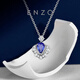 Chow Tai Fook ENZO 18K gold sapphire and diamond necklace for women EZV8376 birthday gift 40cm-13500