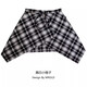 JIOESC plaid skirt butt curtain for women one piece small butt curtain autumn and winter wear artifact layered with pants high street hip-hop male red and black small grid regular one size fits all (80-180Jin Jin is equal to 0.5 kg)