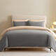 Hailan Home (HLA) Klasse A Baumwolle 60-polige Frosted Rina Series Kit Vierköpfige Set warme Winter-Dicket-Duvet-Abdeckung Kissenabdeckung Gerste Asche + Rock Lime 1,5/1,8 m Bett Vierteiliger Set: Duvet Cover 200*230