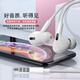 Four-cool in-ear wired mobile phone headphones mobile phone computer games live call noise reduction headset mobile phone computer wired headphones are suitable for Apple, Huawei, Xiaomi Honor cost-effective white [3.5mm round hole socket]