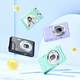 SONGDIAN digital student camera portable replaces CCD card machine vlog high-definition entry-level camera DC311AF Mint Green DC311 Youth Edition 32G memory