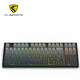 Belly Spirit MK870 Clavier mécanique de latérus à écharpe chaud Hot Swap Clavier de jeu Bluetooth Wired Wired Wired Wireles