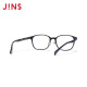 Jins Myopia Gafas con lentes, magnífico patrón floral, las gafas de damas se pueden equipar con lentes de luz anti-blue, LRF23A055 694 Negro 1.60 (más delgado)