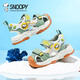 Snoopy (SNOOPY) children's shoes, boys' sandals, new summer Baotou anti-collision river shoes for small and medium-sized children, non-slip breathable beach shoes, matcha green, size 30, suitable for feet length 17.9-18.6cm