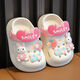 Sweet Chengzhi Kinderhöhlenschuhe Tasche Zehen Cartoon Mädchen Sommer Baby Innenweite Sohle 1-6 Jahre alt 2 Anti-Slip-Jungen Sandalen rosa 140 (innere Länge ca. 13,5 cm)