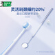 Haolai (DARLIE) Black Toothbrush Small Fine Cleaning Soft Brush Head Toothbrush Tight Brush Secure Oral Cleaning Toothbrush Soft Brush Home Small Fine Cleaning 6 Plugs Pack