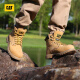 Cat Carter Big Big Yellow Boots Boots Martin Boots Hombres de acero para hombres Cabezal de acero contra la colisión P89162O1BDC25 Amarillo 40