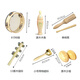 
Jianlian Kindergarten Orff percussion instrument triangle iron speaker children's music teaching aids sand hammer tambourine double ring bell 6-inch wooden bell drum
