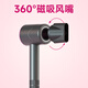 Ai wo de hair dryer household new generation hair dryer high power high speed hair dryer 1600W high wind power 110,000 rpm dry low noise portable leafless rose red hair care salon household