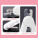 Cute pet cat and dog nail scissors pet nail clipper with light illuminating blood line anti-splash with file LED white
