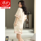 
Langsha high-end pajamas for women in summer pure cotton shorts shorts sweet thin cotton casual student home clothing set YZ9895 9854 L [Recommended 100-120 Jin [Jin equals 0.5 kg] wear]