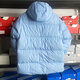 阿迪达斯 （adidas） 三叶草羽绒服男士冬季新款户外运动服保暖休闲连帽棉衣夹克 H13565天蓝色 XS