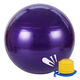 Yoga ball fitness ball sensory training yoga ball big dragon ball thickened inflatable sports fitness equipment home yoga ball - purple [55cm with pump air plug]