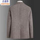 Jessons high-end wool wool suit jacket for men in autumn and winter middle-aged and young short wool coat for business casual suit for men coffee L