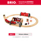 Brio [Basic Luxury Set] Schwedische Qualitätsstrangstrecke Gebäude Spielzeug Kindergeschenke 3 Jahre alt + 33513-Trainer-Serie Sound und leichte U-Bahn-Station Set