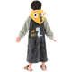 Children's pajamas autumn and winter bathrobe coral velvet lengthened to ankles thickened flannel dinosaur boys and girls home clothes small dinosaur hooded dark green thickened coral velvet 160