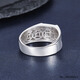 Kaibaolou Pt950 platinum ring for men platinum ring live couple ring 12.44g