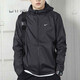 Nike (Nike) Sports Suit Men's 25 Spring New Casual Running Training Woven Chaqueta Top pantalones sueltos Conjunto de 2 piezas Tocante negro + pantalones tejidos negros Traje de secado rápido S/165 [Peso recomendado 90-110Jin [Jin equivale a 0.5 kg]]