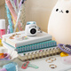 INSTAX Fuji instax one-shot CCD smart camera PAL student toy camera gift box set snowball white