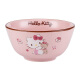 HELLOKITTY (Hello Kitty) ceramic bowl single cute cartoon household tableware personalized creative girly heart small eating bowl personal special 5-inch Hello Kitty powder