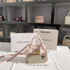 CAEISL / KCIEL official website small/ck2025 new women's bag high-end birthday gift for girlfriend cherry blossom pink crocodile pattern Kelly bag pink small bag