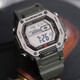 CASIO watch men's retro small square sports electronic student Japanese and Korean New Year gift MWD-110H-3AVDF