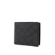 CoaCH (COACH) Men's Practical Light Luxury Short Wallet Casual and Versatile Folding Wallet Card Package Gift for Boys Black and Gray CY394QBMI5