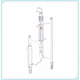 5225 Distillation Head Fractionation Head with Electromagnetic Funnel Reflux Ratio Controller Distillation Device Distillation Tower Horizontal Distillation Type A Distillation Head