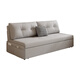 Sena Spring Multifunktionsfaltbares Sofa Bett Dual-Use Creme-Stil Wohnzimmer kleines Haus ohne Handlaufsofa Single Double Retactable Bett 360 Vollleder-Wrap-Kokosnuss-Braun-Außendurchmesser 1,16 Meter Sofa Bett [Storage Box*1]