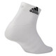 阿迪达斯 （adidas）男袜子女袜子春季时尚训练健身袜子休闲舒适透气毛巾底短袜子 DZ9435/白色/三双装 L-建议 M-建议 39-42码
