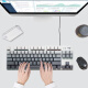 罗技（Logitech）G502 HERO游戏鼠标 电竞有线鼠标 K835有线游戏键盘TTC轴体 键鼠组套家用电竞键盘 K835红轴-极昼灰键帽+G502-黑色防滑贴